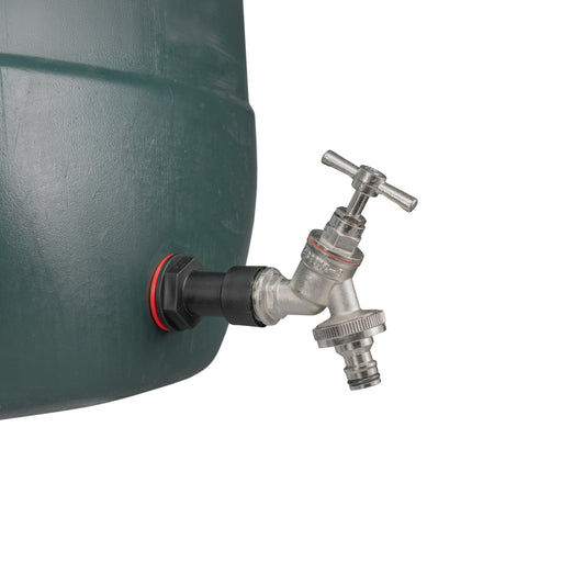 Water Butt Extension Kit 1/2" with Nickel Plated Quick Connect Tap - Home & Garden > Lawn & Garden > Watering & Irrigation Tech Hose & Fittings
