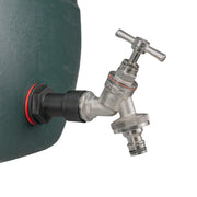 Water Butt Extension Kit 1/2" with Nickel Plated Quick Connect Tap and Drill Bit - Home & Garden > Lawn & Garden Tech Hose & Fittings