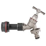 Water Butt Extension Kit 1/2" with Nickel Plated Quick Connect Tap and Drill Bit - Home & Garden > Lawn & Garden Tech Hose & Fittings