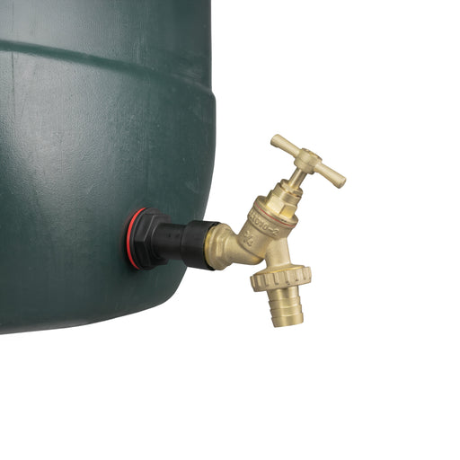 Water Butt Extension Kit 3/4" with Brass Barbed Tap - Home & Garden > Lawn & Garden > Watering & Irrigation Tech Hose & Fittings