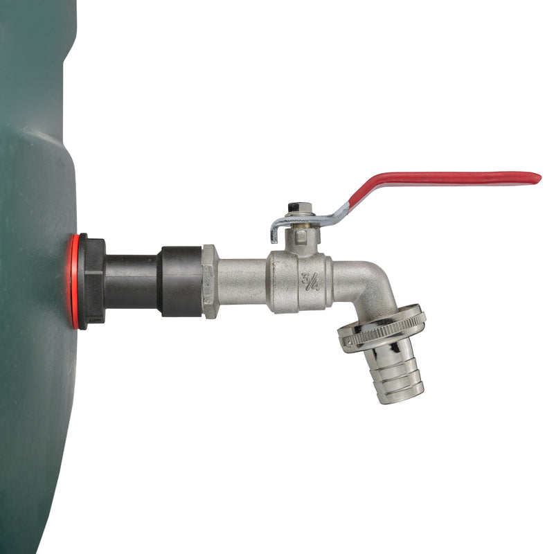 Water Butt Extension Kit 3/4" with Barbed Lever Tap and Drill Bit - Home & Garden > Lawn & Garden Tech Hose & Fittings