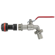 Water Butt Extension Kit 3/4" with Barbed Lever Tap and Drill Bit - Home & Garden > Lawn & Garden Tech Hose & Fittings