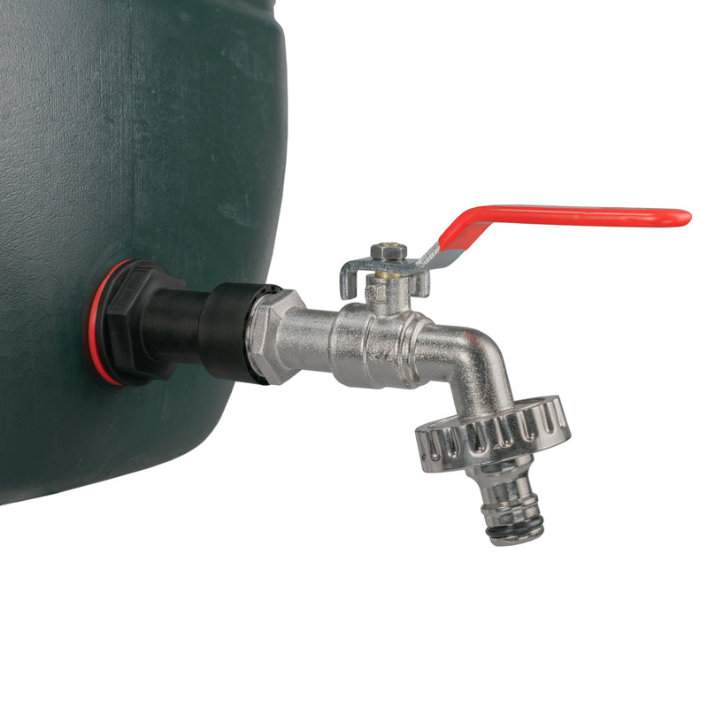 Water Butt Extension Kit 3/4" with Quick Connect Lever Tap and Drill Bit - Home & Garden > Lawn & Garden Tech Hose & Fittings