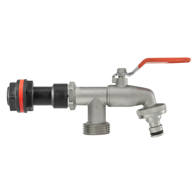 Water Butt Extension Kit 3/4" with Double Tap - Home & Garden > Lawn & Garden Tech Hose & Fittings