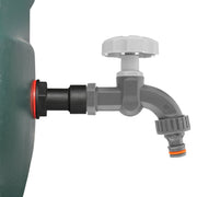Water Butt Extension Kit 3/4" with Grey Dial Tap and Drill Bit - Home & Garden > Lawn & Garden Tech Hose & Fittings
