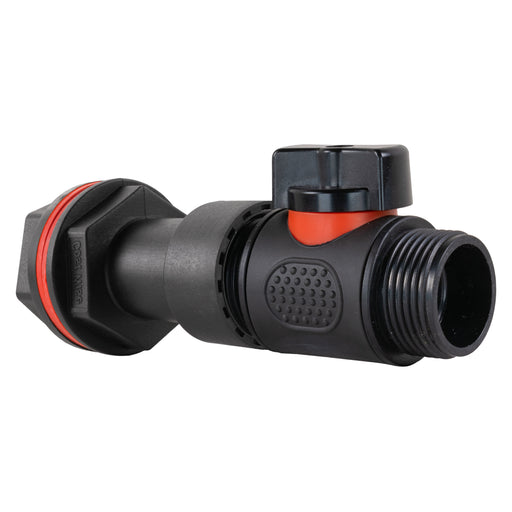 Water Butt Extension Kit 3/4" with 3/4" BSP In-Line Valve and Drill Bit - Home & Garden > Lawn & Garden Tech Hose & Fittings