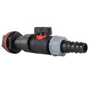 Water Butt Extension Kit 3/4" with In-Line Valve + 20mm Barb - Home & Garden > Lawn & Garden > Watering & Irrigation Tech Hose & Fittings