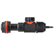 Water Butt Extension Kit 3/4" with In-Line Valve + 4mm Micro Barb and Drill Bit - Home & Garden > Lawn & Garden Tech Hose & Fittings