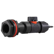 Water Butt Extension Kit 3/4" with In-Line Valve + 4mm Micro Barb - Home & Garden > Lawn & Garden > Watering & Irrigation Tech Hose & Fittings