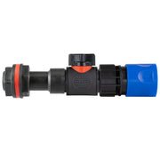 Water Butt Extension Kit 3/4" with In-Line Valve + Female Quick Connector Blue - Home & Garden > Lawn & Garden > Watering & Irrigation Tech Hose & Fittings