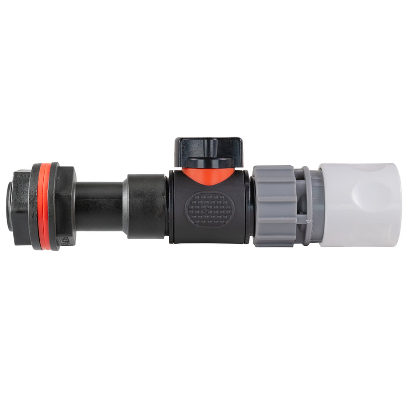 Water Butt Extension Kit 3/4" with In-Line Valve + Female Quick Connector WL - Hardware > Plumbing > Plumbing Fittings & Supports > Plumbing Valves Tech Hose & Fittings