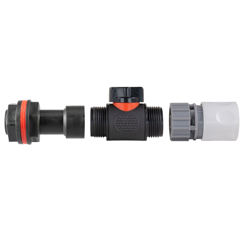 Water Butt Extension Kit 3/4" with In-Line Valve + Female Quick Connector WL - Hardware > Plumbing > Plumbing Fittings & Supports > Plumbing Valves Tech Hose & Fittings