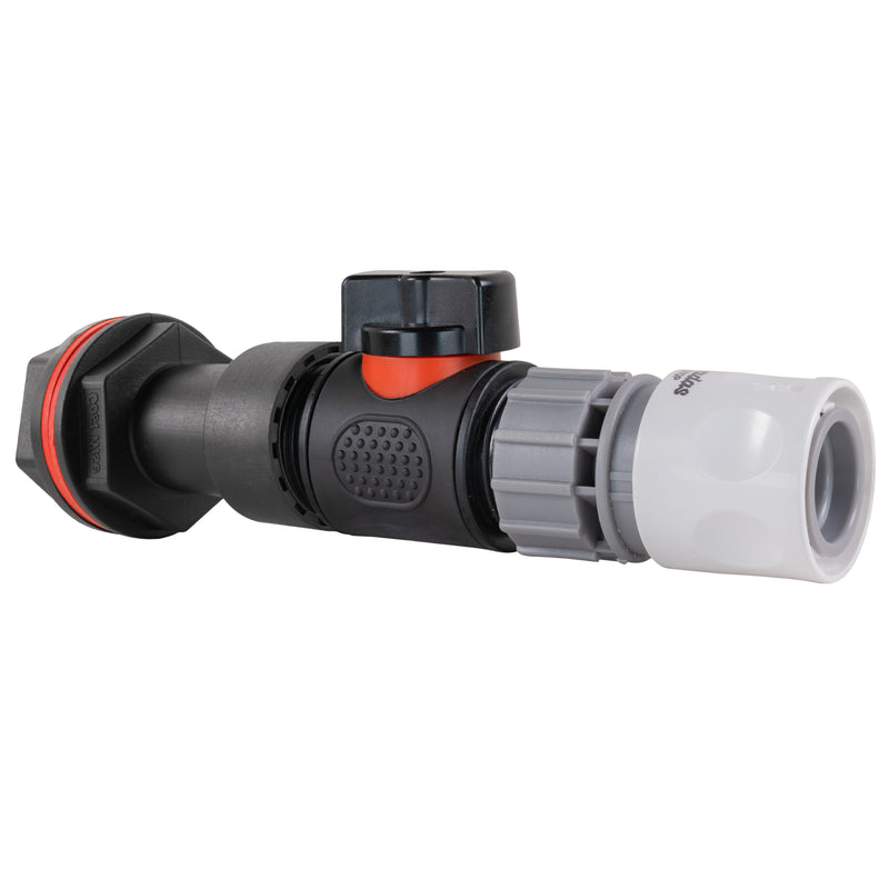 Water Butt Extension Kit 3/4" with In-Line Valve + Female Quick Connector WL - Hardware > Plumbing > Plumbing Fittings & Supports > Plumbing Valves Tech Hose & Fittings