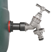 Water Butt Extension Kit 3/4" with Nickel Plated Quick Connect Tap and Drill Bit - Home & Garden > Lawn & Garden Tech Hose & Fittings