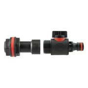 Water Butt Extension Kit 3/4" with Quick Connect Valve and Drill Bit - Home & Garden > Lawn & Garden Tech Hose & Fittings