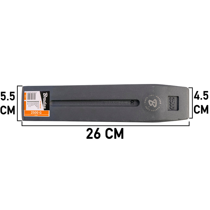 2.5kg Heavy Duty Log Splitter Wedge - Home & Garden Garden tools & Accesories