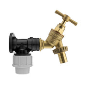 Wall Flange Kit 20mm MDPE - Brass Garden Tap 1/2" Barb - Hardware > Plumbing > Plumbing Fittings & Supports > Plumbing Flanges Tech Hose & Fittings