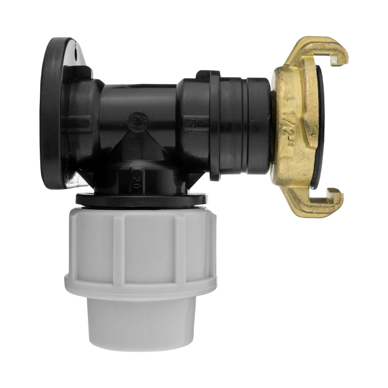 Wall Flange Kit 20mm MDPE – Geka - Home & Garden > Lawn & Garden Tech Hose & Fittings