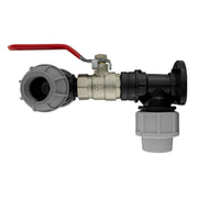 Wall Flange Kit 20mm MDPE - Lever Valve & 20mm MDPE Tee Outlet - Home & Garden > Lawn & Garden Tech Hose & Fittings
