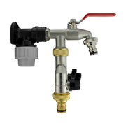 Wall Flange Kit 20mm MDPE - Double Tap with Triple Outlet - Home & Garden > Lawn & Garden Tech Hose & Fittings