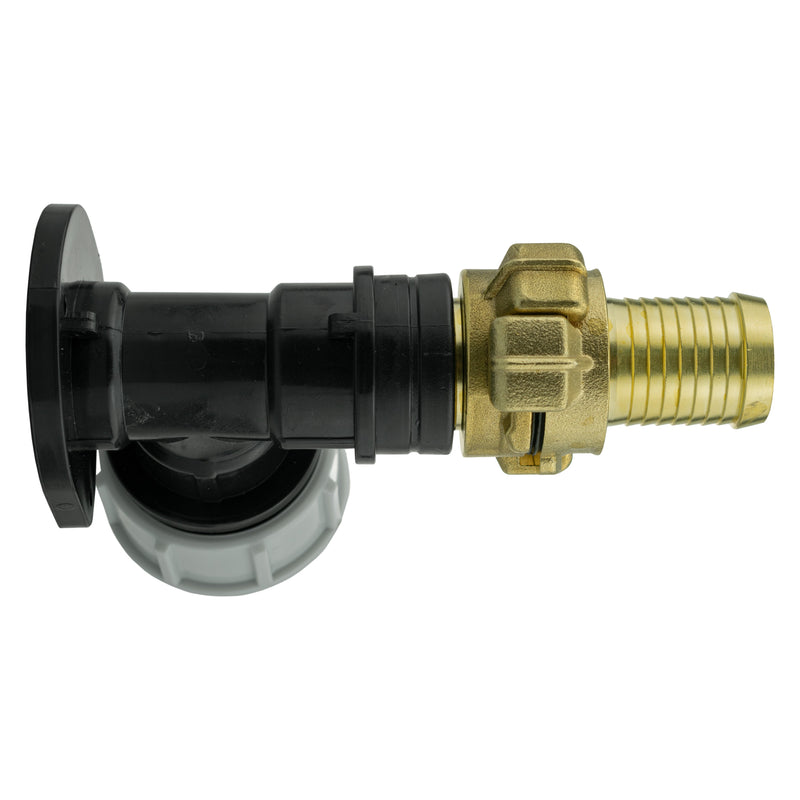 Wall Flange Kit 20mm MDPE + 25mm Barbed Geka Set - Home & Garden > Lawn & Garden Tech Hose & Fittings