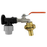 Wall Flange Kit 20mm MDPE + Lever Tap + 25mm Barbed Geka Set - Home & Garden > Lawn & Garden Tech Hose & Fittings