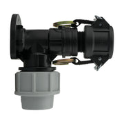 Wall Flange Kit 25mm MDPE + 3/4" Camlock Type B - Home & Garden > Lawn & Garden Tech Hose & Fittings
