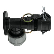 Wall Flange Kit 25mm MDPE + 3/4" Camlock Type B - Home & Garden > Lawn & Garden Tech Hose & Fittings
