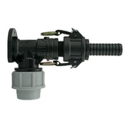 Wall Flange Kit 25mm MDPE + 3/4" Camlock Type B+E - Home & Garden > Lawn & Garden Tech Hose & Fittings