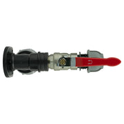 Wall Flange Kit 25mm MDPE + Lever Valve + 20mm MDPE Straight - Home & Garden > Lawn & Garden Tech Hose & Fittings