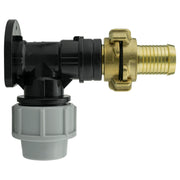 Wall Flange Kit 25mm MDPE + 25mm Barbed Geka Set - Home & Garden > Lawn & Garden Tech Hose & Fittings