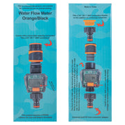Water Flow Meter Black/Orange - Hardware > Tools > Measuring Tools & Sensors > Flow Meters & Controllers