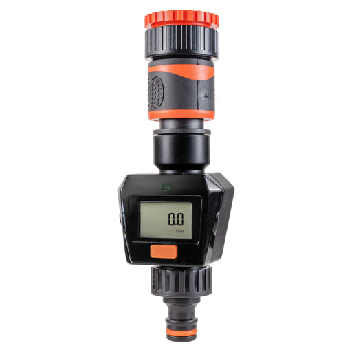 Water Flow Meter Black/Orange - Hardware > Tools > Measuring Tools & Sensors > Flow Meters & Controllers