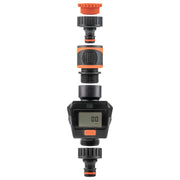 Water Flow Meter Black/Orange - Hardware > Tools > Measuring Tools & Sensors > Flow Meters & Controllers