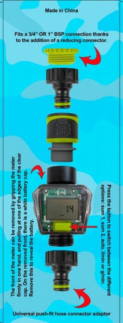 Water Flow Meter Green - Hardware > Tools > Measuring Tools & Sensors > Flow Meters & Controllers