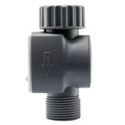 Water Flow Meter 3/4" BSPM-F - Home & Garden > Lawn & Garden > Watering & Irrigation > Garden Hose Fittings & Valves