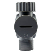 Water Flow Meter 3/4" BSPM-F - Home & Garden > Lawn & Garden > Watering & Irrigation > Garden Hose Fittings & Valves
