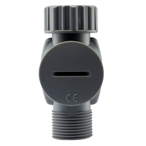 Water Flow Meter 3/4" BSPM-F - Home & Garden > Lawn & Garden > Watering & Irrigation > Garden Hose Fittings & Valves