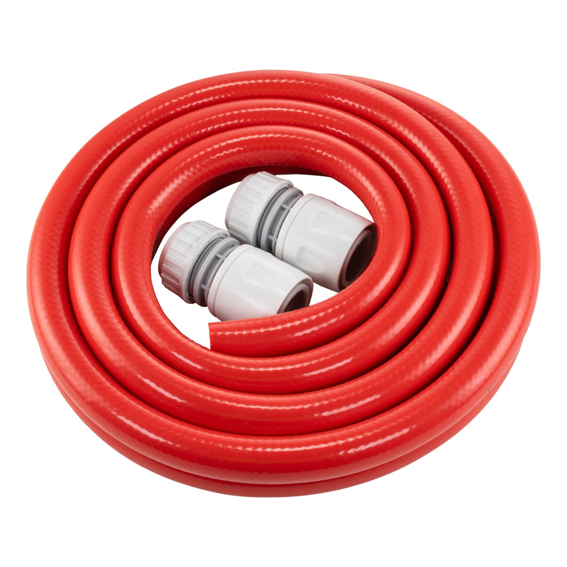 Water Hose Red Set 12.5mm Pipe - Home & Garden > Lawn & Garden Garden watering