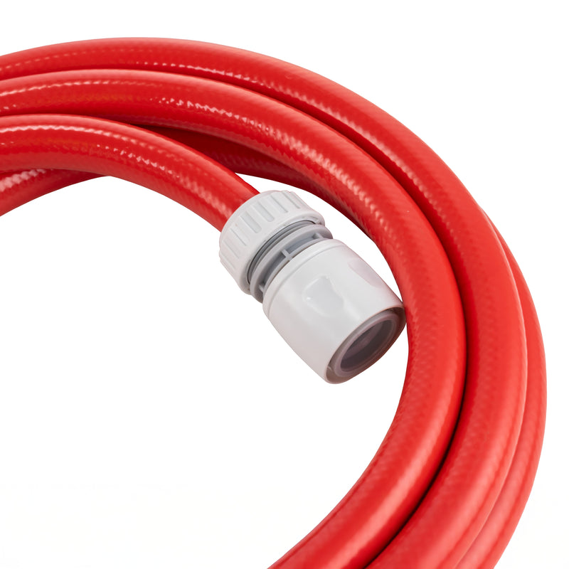 Water Hose Red Set 12.5mm Pipe - Home & Garden > Lawn & Garden Garden watering