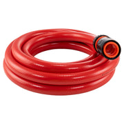 Water Hose Red Set 12.5mm Pipe (Black Connectors) - Garden watering