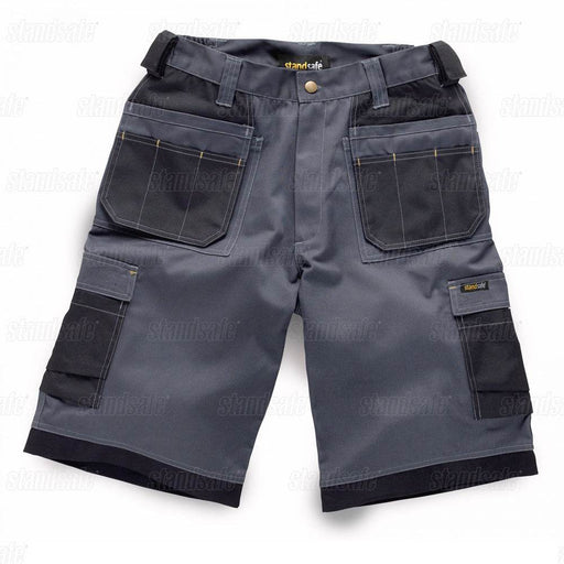 Standsafe WK020 Contrast Holster Pocket Work Shorts - Apparel & Accessories > Clothing > Uniforms > Contractor Pants & Coveralls SALE SHORTS