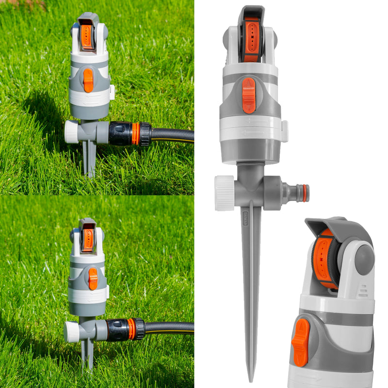 4 - Pattern Gear Drive Sprinkler White Line - Home & Garden > Lawn & Garden > Watering & Irrigation > Sprinklers & Sprinkler Heads > Sprinklers Garden watering