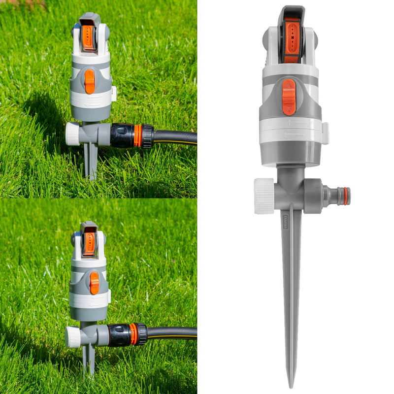 4 - Pattern Gear Drive Sprinkler White Line - Home & Garden > Lawn & Garden > Watering & Irrigation > Sprinklers & Sprinkler Heads > Sprinklers Garden watering