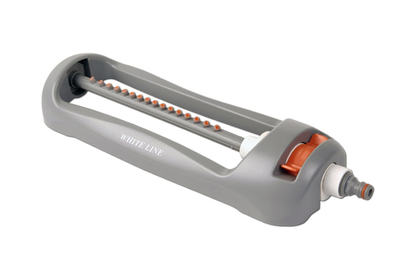 Compact Oscillating Sprinkler White Line - Home & Garden > Lawn & Garden > Watering & Irrigation > Sprinklers & Sprinkler Heads > Sprinklers Garden watering