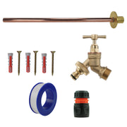 Brass Quick Connect Bib Tap BASIC Connection Kit - Garden watering