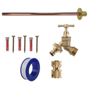 Brass Quick Connect Bib Tap BASIC Connection Kit - Garden watering