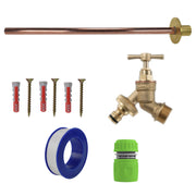 Brass Quick Connect Bib Tap BASIC Connection Kit - Garden watering