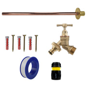 Brass Quick Connect Bib Tap BASIC Connection Kit - Garden watering