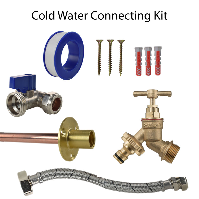 Brass Quick Connect Bib Tap STANDARD Connection Kit - Garden watering
